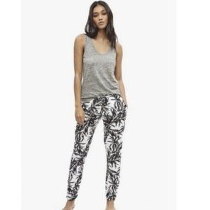 NWT Onia Lauren Import Viscose Palm Print Joggers